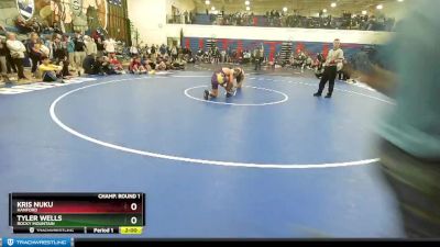 182 lbs Quarterfinal - Kris Nuku, Hanford vs Tyler Wells, Rocky Mountain