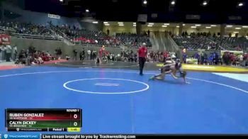 132 lbs Round 1 (4 Team) - Ruben Gonzalez, 5A Scappoose vs Calyn Dickey, 5A Ridgeview