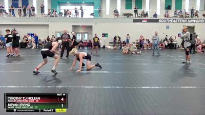 120 lbs Quarterfinal - Nevan Irving, White House Wrestling vs Timothy T.j McLean, Flagler Wrestling Club