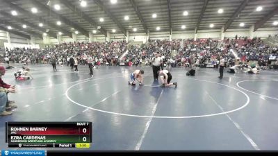 160 lbs Champ. Round 1 - Ezra Cardenas, Sanderson Wrestling Academy vs Rohnen Barney, JWC