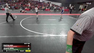 105 lbs Cons. Round 4 - Keagan Berg, Victory School Of Wrestling vs Paxton Gish, Askren Wrestling Academy