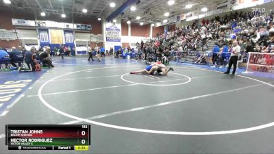 132 lbs Cons. Round 1 - Hector Rodriguez, Victor Valley S vs Tristan Johns, Bishop Gorman