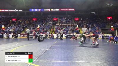 75 lbs Round Of 16 - Charlie Severance, Edinboro vs Gabby Verdiglione, Northern Bedford