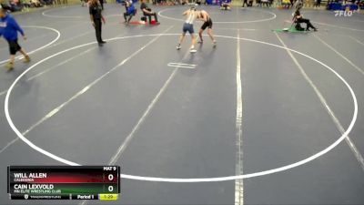 165 lbs Cons. Round 3 - Cain Lexvold, MN Elite Wrestling Club vs Will Allen, Caledonia