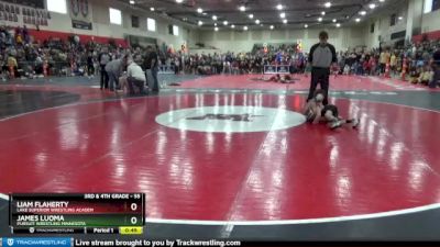 55 lbs Champ. Round 1 - Liam Flaherty, Lake Superior Wrestling Academ vs James Luoma, Pursuit Wrestling Minnesota