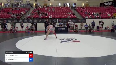 65 kg Cons 32 #2 - Blake Cushing, Nebraska Wrestling Training Center vs Braden Bower, Buffalo Valley Regional Training Center