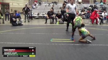 53 lbs Round 1 (4 Team) - Eian Franco, Untouchables vs Kendick Lilley, Peer Pressure Elite