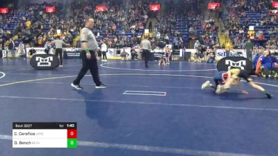 55 lbs Round Of 16 - Cooper Cerefice, Upper Perkiomen vs Daxon Bench, Bethel Park