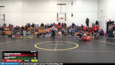 DIVISION 21 lbs Round 3 - Draemon Berger, Waukon vs Kaiser Bovy, Hudson