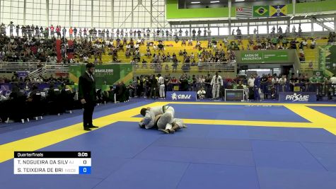 TALLES NOGUEIRA DA SILVA vs SERGIO TEIXEIRA DE BRITOS 2024 Brasileiro Jiu-Jitsu IBJJF