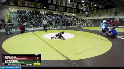 56/62 Cons. Round 1 - Diego Villa, Socal Grappling Wrestling Club vs Gavin Miller, Rancho Bernardo Wrestling