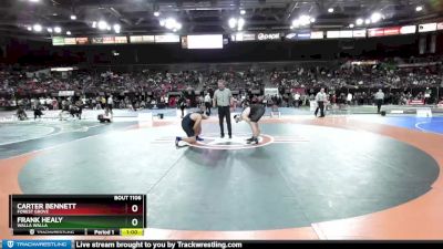 220 lbs Cons. Round 2 - Carter Bennett, Forest Grove vs Frank Healy, Walla Walla