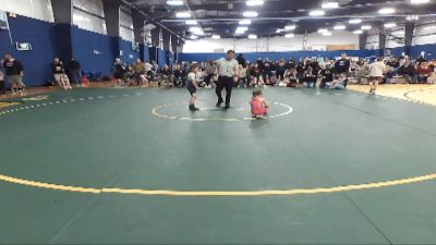 60+ Quarterfinal - Nevaeh Smith, Mountain Man Wrestling Club vs Kali Simas, Hawk Wrestling Club