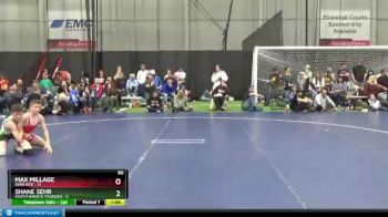 90 lbs Round 5 (6 Team) - Max Millage, Iowa Red vs Shane Sehr, South Dakota Thunder