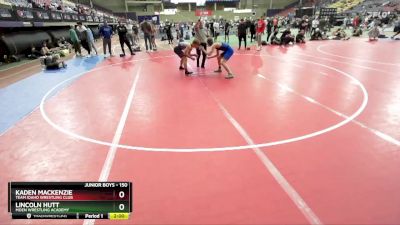 150 lbs Champ. Round 2 - Kaden MacKenzie, Team Idaho Wrestling Club vs Lincoln Hutt, Moen Wrestling Academy