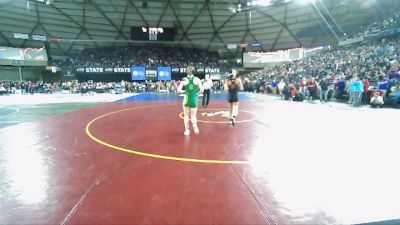 Girls 3A/4A 120 Champ. Round 2 - Mary Rush, Auburn (Girls) vs Deijah Diego, Central Kitsap (Girls)