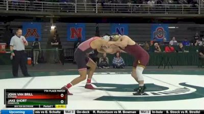 157 lbs 7th place - John Van Brill, Rutgers vs Jake Short, Minnesota