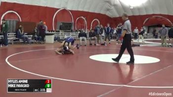 174 3rd Place - Myles Amine, Michigan Unatt vs Mike Pavasko, Clarion