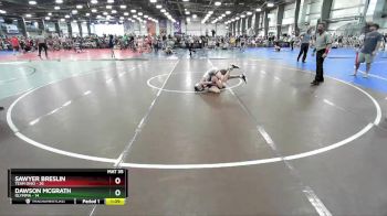 84 lbs Rd# 1 9:00am Friday - Sawyer Breslin, Team Ohio vs Dawson McGrath, Olympia