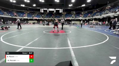 190 lbs Semifinal - Nadia Razzak, Schaumburg vs Brittney Moran, West Aurora