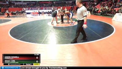 1A 285 lbs Cons. Semi - Jason Dowell, Cahokia (H.S.) vs Noah Carl, Toledo (Cumberland)