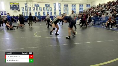 170 lbs 5th Place Match - Jade Martinez, South El Monte vs Mina Espinoza, Upland