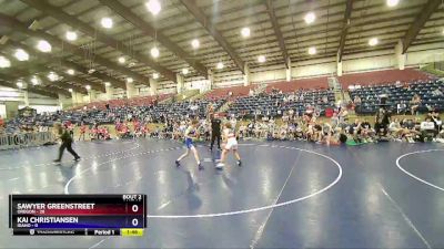 105 lbs Round 1 (6 Team) - Sawyer Greenstreet, Oregon vs Kai Christiansen, Idaho