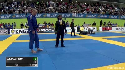 Luke Costello vs Robson Barbosa 2016 IBJJF Europeans