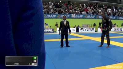 Pedro Moura vs Gilmar de Oliveira 2016 IBJJF Europeans