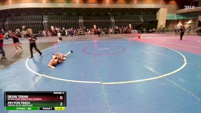 87-93 lbs Round 2 - Devin Teran, Silver State Wrestling Academy vs Peyton Finch, Nevada Elite Wrestling