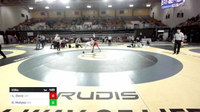 113 lbs Semifinal - Liam Davis, Lake Highland Prep vs Davis Motyka, Wyoming Seminary