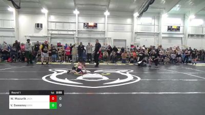 40 lbs Round 1 - Wyatt Mazurik, Jacket Wrestling Club vs Victoria Sweeney, Grindhouse Wrestling Club