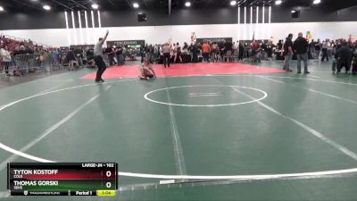 102 lbs Semifinal - Thomas Gorski, SEHS vs Tyton Kostoff, COLE