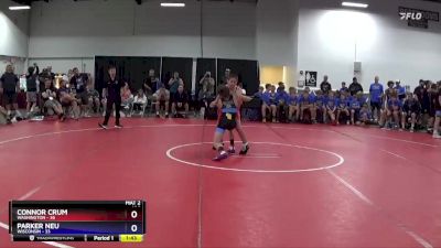 106 lbs Round 3 (8 Team) - Connor Crum, Washington vs Parker Neu, Wisconsin