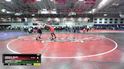 285 lbs Quarterfinal - Joshua Isaac, Missouri Valley vs Kenneth Copley, Embry-Riddle (Ariz.)