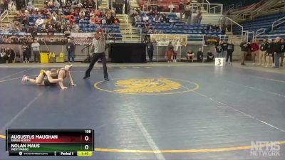 138 lbs Champ. Round 1 - Augustus Maughan, Fargo North vs Nolan Maus, West Fargo