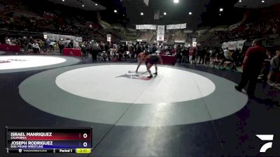 86 lbs Semifinal - Israel Manriquez, California vs Joseph Rodriguez, Dog Pound Wrestling