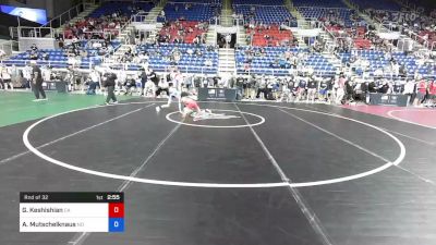 100 lbs Rnd Of 32 - Garen Keshishian, California vs Alec Mutschelknaus, North Dakota