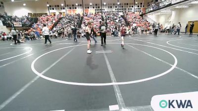 73 lbs Quarterfinal - Braxton Plunk, Coweta Tiger Wrestling vs Carter Millison, Verdigris Youth Wrestling