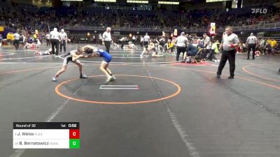 75 lbs Round Of 32 - Joe Weiss, Pleasant Valley vs Brendan Bernatowicz, Harbor Creek