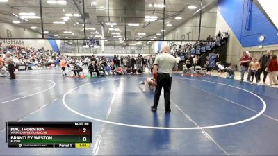 60 lbs Champ. Round 2 - Mac Thornton, Wasatch Wrestling Club vs Brantley Weston, Empire