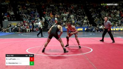 157 lbs Quarterfinal - Bc LaPrade, Virginia Tech vs Dom Mandarino, Stanford