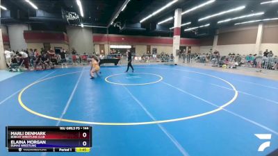 144 lbs Cons. Round 3 - Marli Denmark, Bobcat Wrestling Club vs Elaina Morgan, Dumas Wrestling