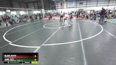 113 lbs Placement (4 Team) - Blake White, GROUND UP USA vs Gabe Izzo, INVICTUS WRESTLING - GOLD