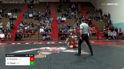 157 lbs 2nd place - Andrew Shomers, Edinboro University vs BJ Clagon, Rider University