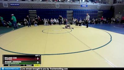 50 lbs Round 3 - Ryddik Johnson, Eastern Oregon Elite vs Ryland Cox, Idaho Gold