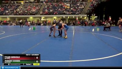 90 lbs Quarterfinal - Tyler Gerhold, DC Elite vs Parker Hansen, Pali Elite