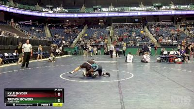 3A 138 lbs Champ. Round 1 - Trevon Bowers, Forestview vs Kyle Snyder, Piedmont