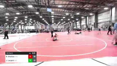 75 lbs Rr Rnd 2 - Rylan Ghattas, Force Wrestling Club vs Jace Largent, Indiana Outlaws Green