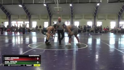 197 lbs Quarterfinal - Kael Wisler, Unattached-MSU vs Cody Howard, Virginia Tech